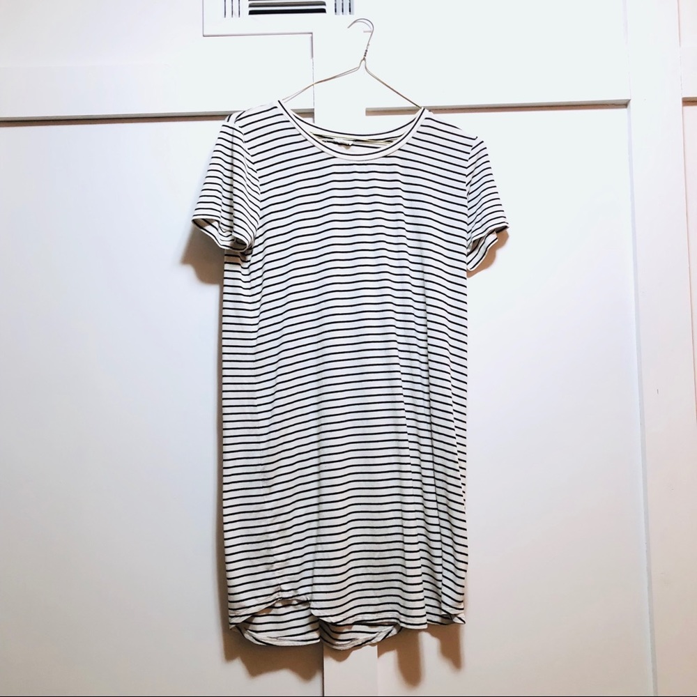 Striped T Shirt Dress